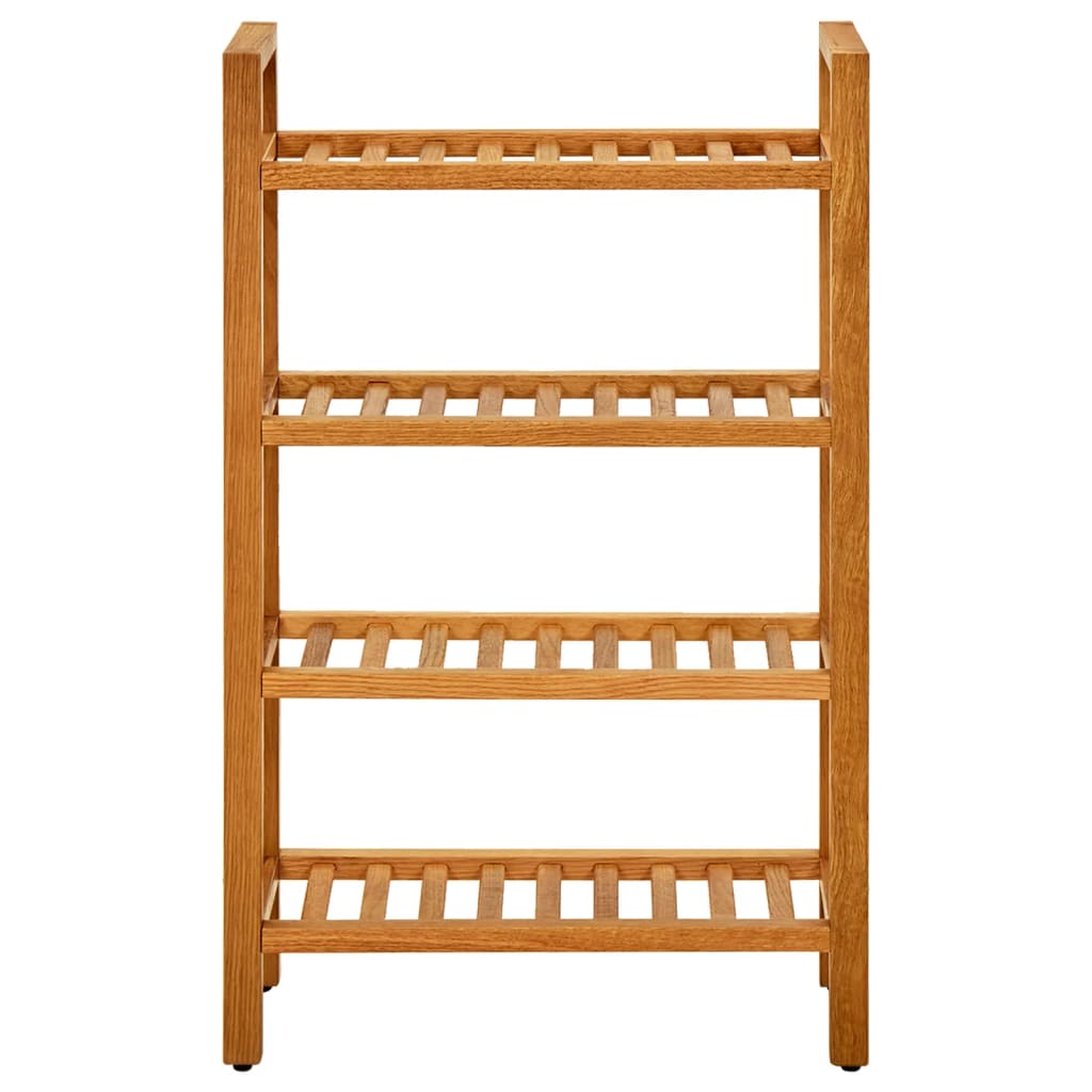 Kenkäteline 4 hyllyä 50x27x80 cm täystammi - Sisustajankoti.fi