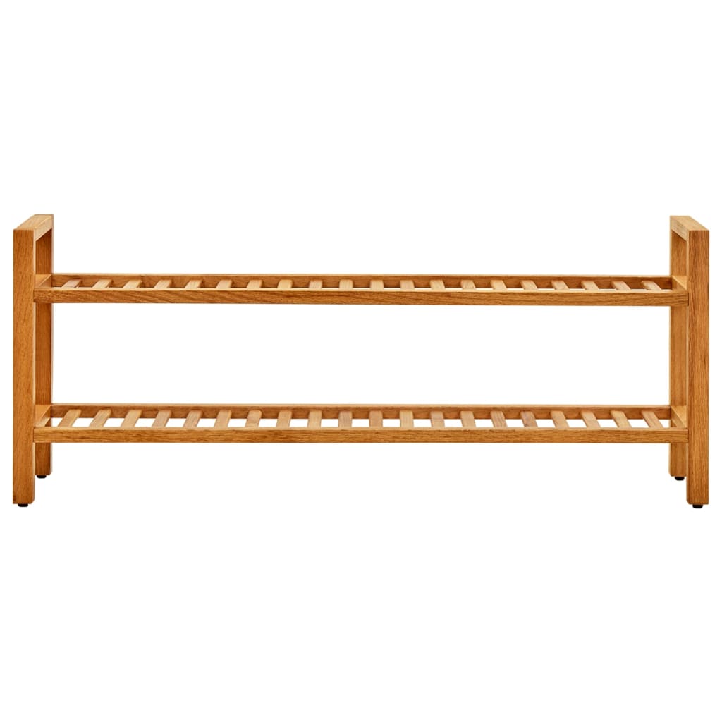 Kenkäteline 2 hyllyä 100x27x40 cm täystammi - Sisustajankoti.fi
