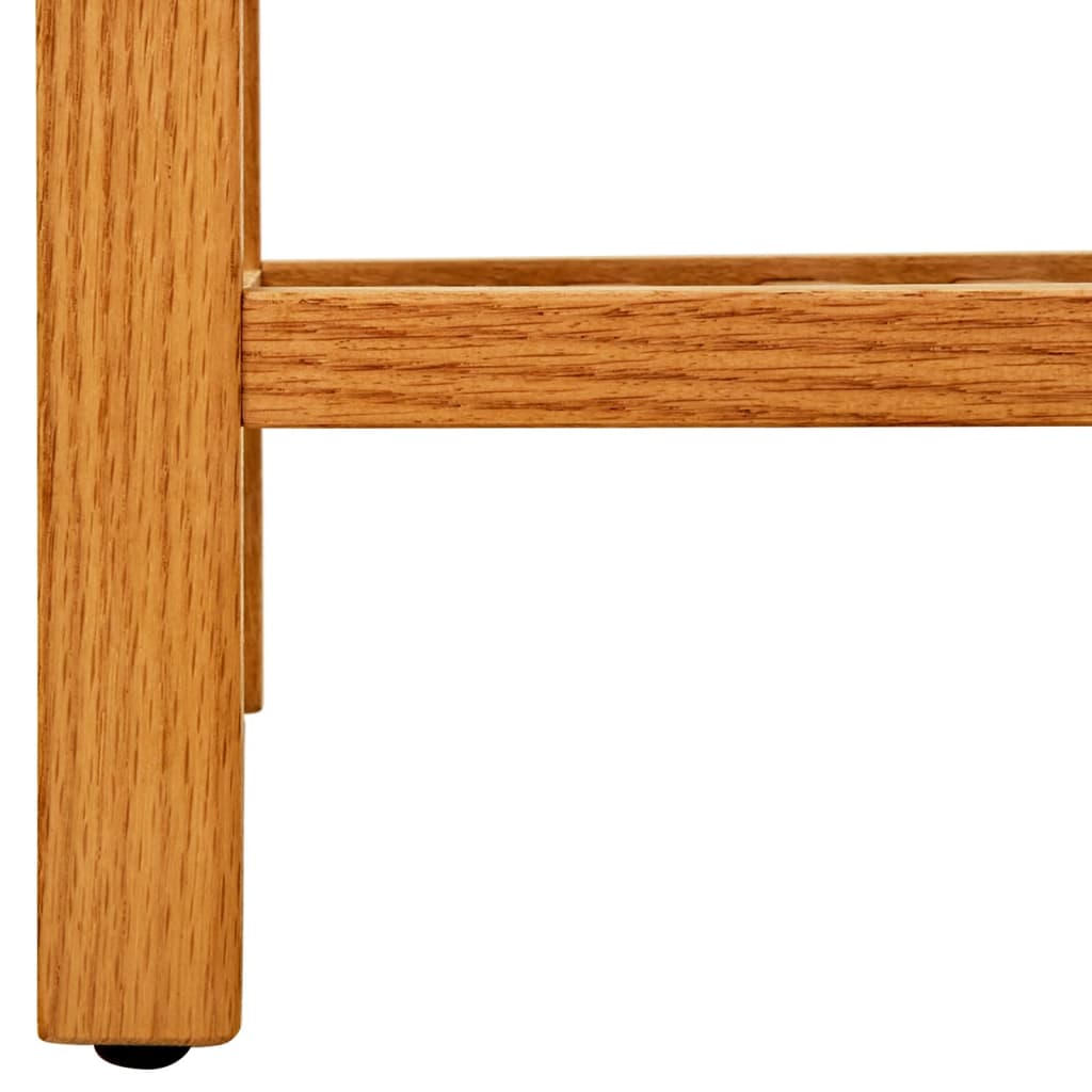Kenkäteline 2 hyllyä 100x27x40 cm täystammi - Sisustajankoti.fi