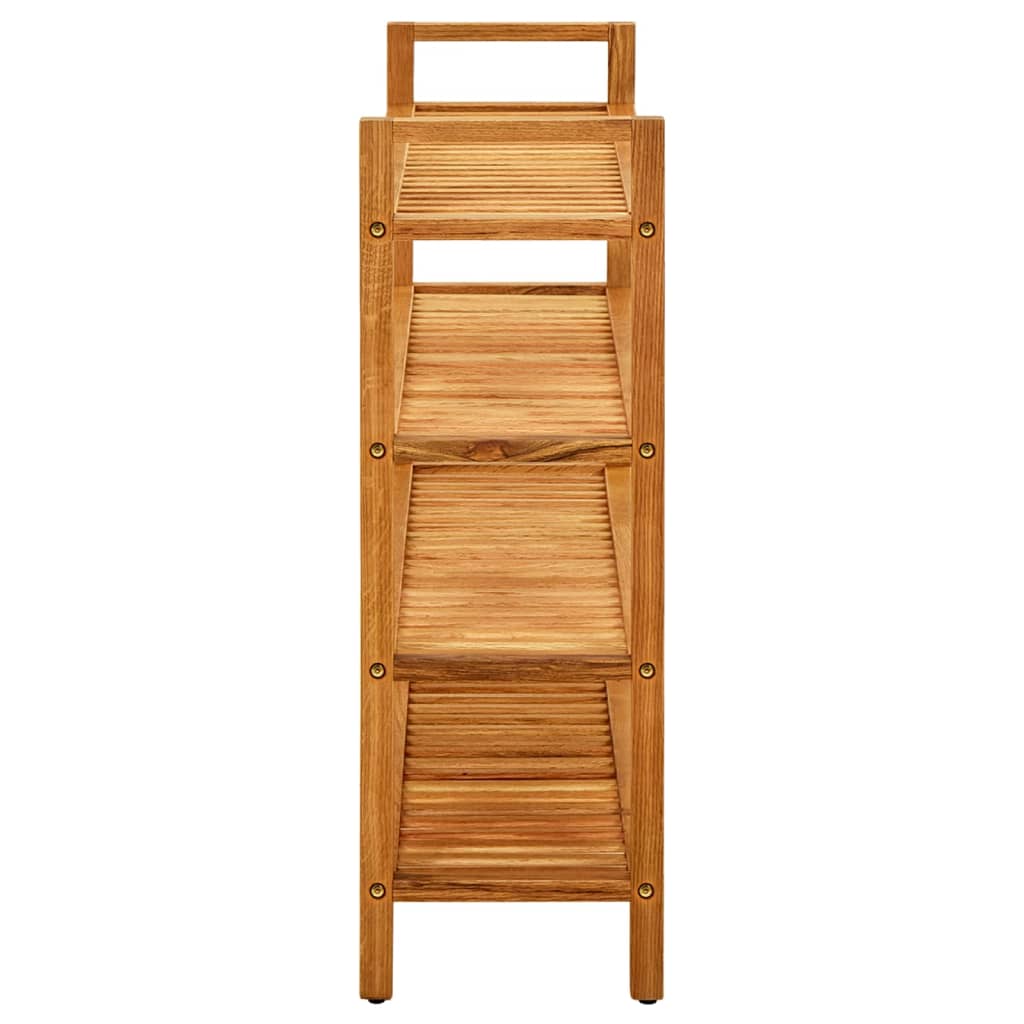 Kenkäteline 4 hyllyä 100x27x80 cm täystammi - Sisustajankoti.fi