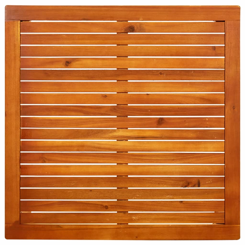 Puutarhan sohvapöytä 85x85x45 cm täysi akaasiapuu - Sisustajankoti.fi