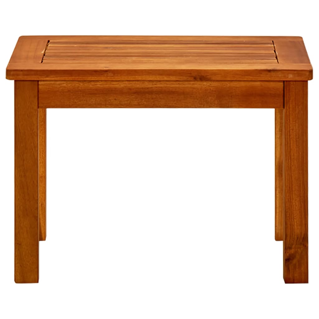 Puutarhan sohvapöytä 50x35x36 cm täysi akaasiapuu - Sisustajankoti.fi