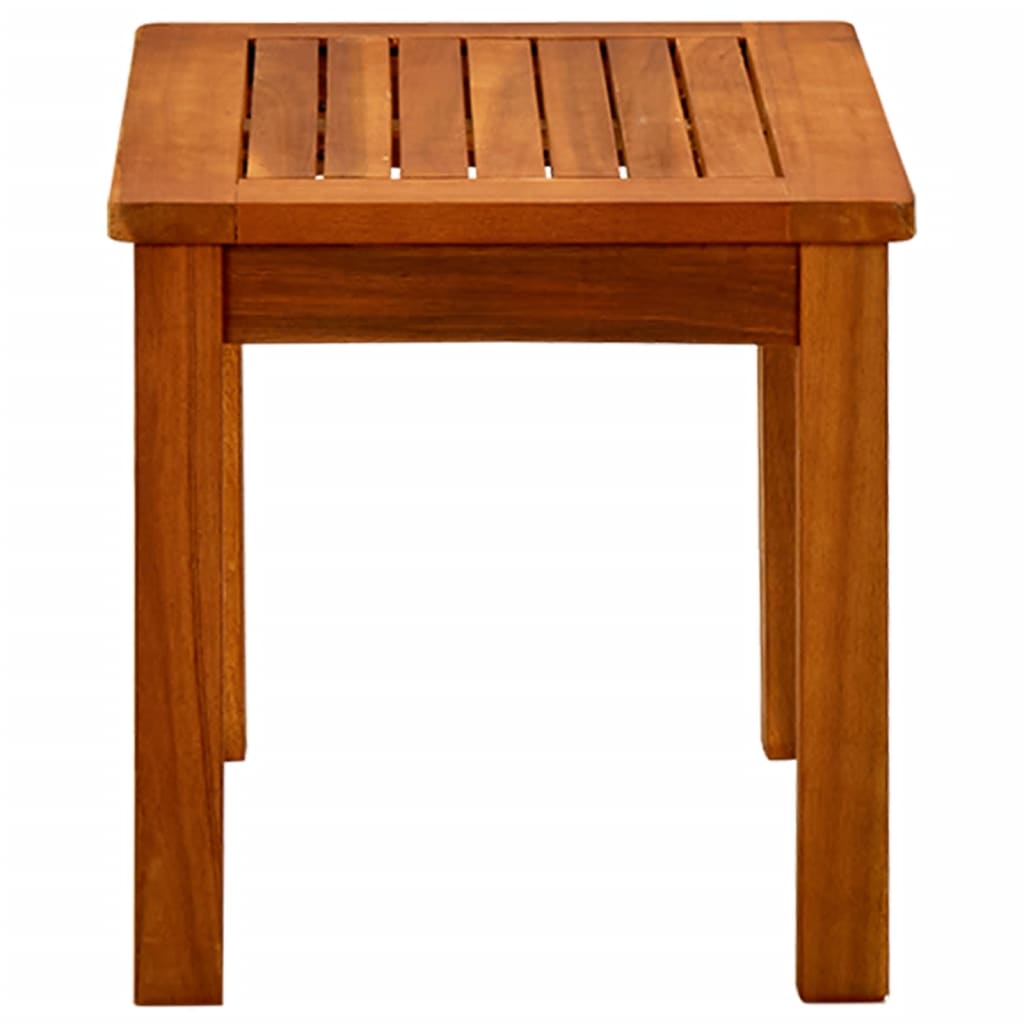Puutarhan sohvapöytä 50x35x36 cm täysi akaasiapuu - Sisustajankoti.fi