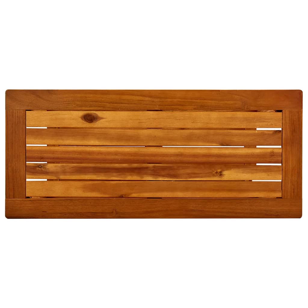Puutarhan konsolipöytä 80x35x75 cm täysi akaasiapuu - Sisustajankoti.fi