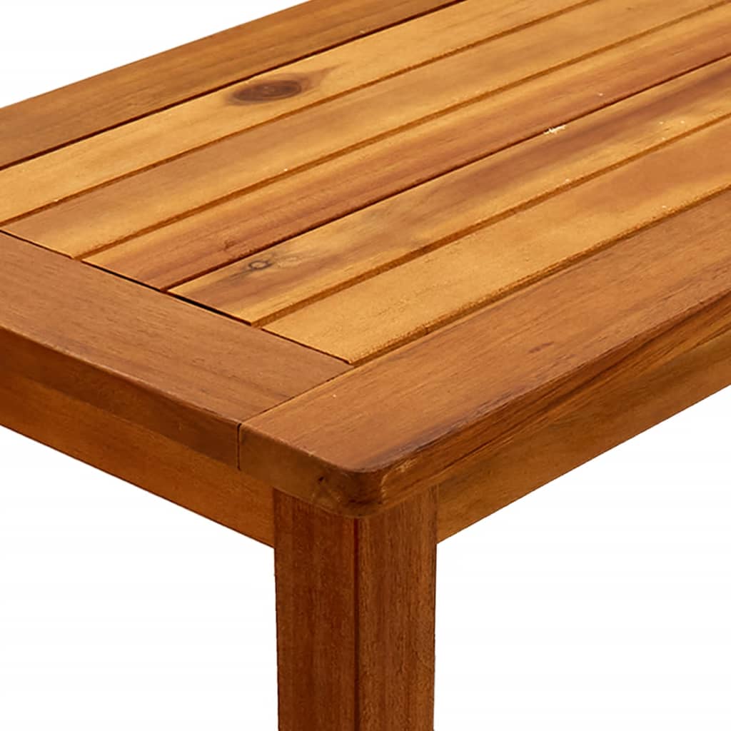 Puutarhan konsolipöytä 80x35x75 cm täysi akaasiapuu - Sisustajankoti.fi