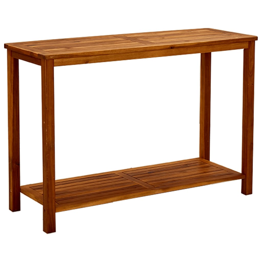 Puutarhan konsolipöytä 110x40x75 cm täysi akaasiapuu - Sisustajankoti.fi