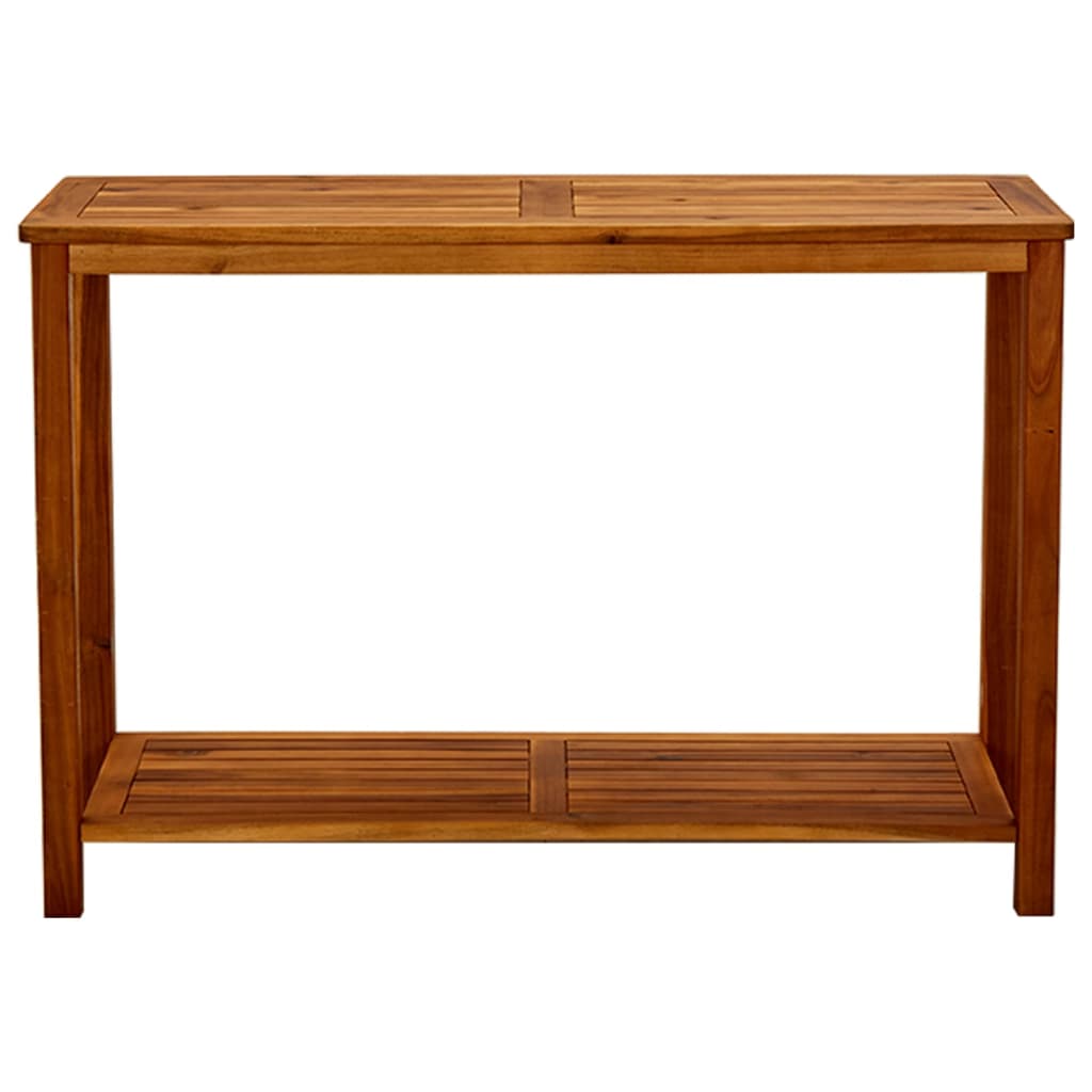 Puutarhan konsolipöytä 110x40x75 cm täysi akaasiapuu - Sisustajankoti.fi