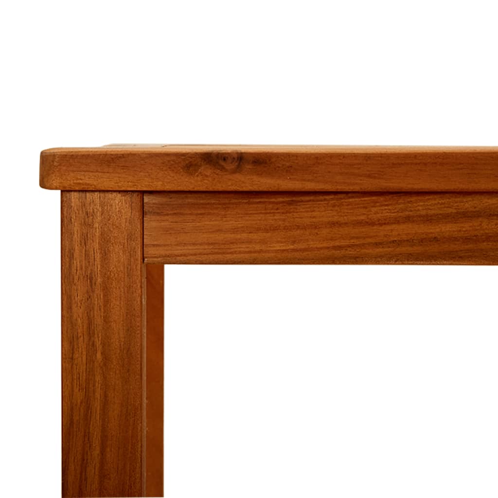 Puutarhan konsolipöytä 110x40x75 cm täysi akaasiapuu - Sisustajankoti.fi