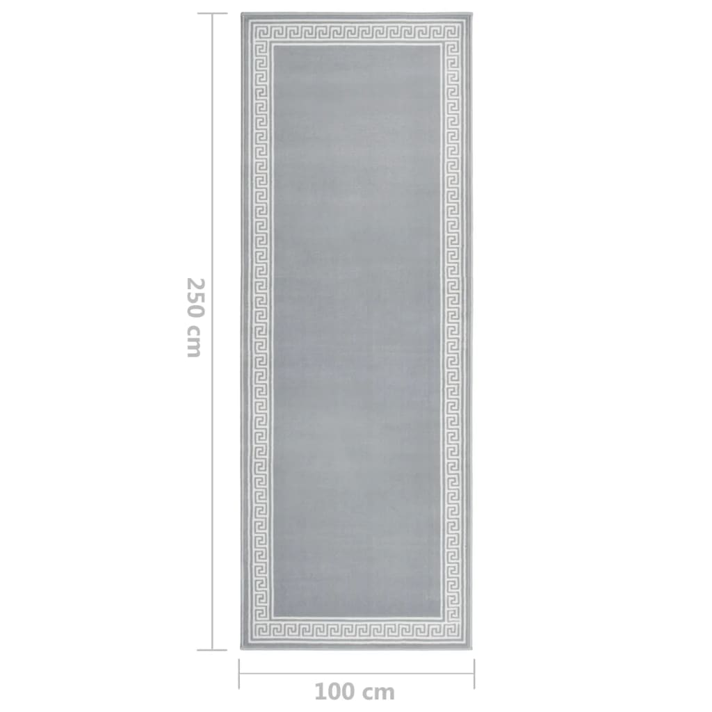 Käytävämatto BCF harmaa kuviolla 100x250 cm - Sisustajankoti.fi