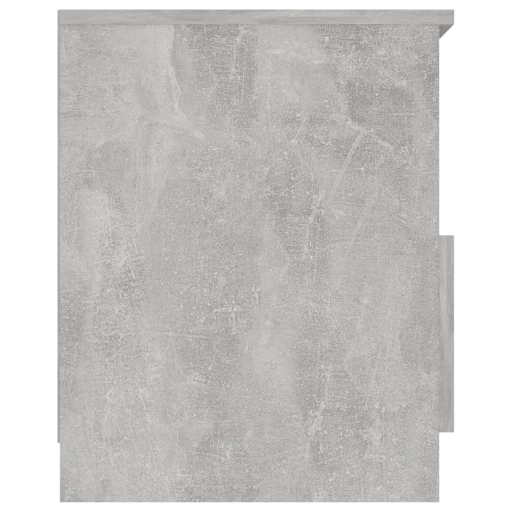 Yöpöydät 2 kpl betoninharmaa 40x40x50 cm lastulevy - Sisustajankoti.fi