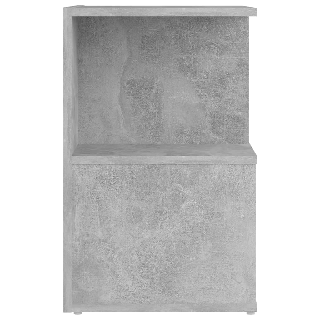 Yöpöytä betoninharmaa 35x35x55 cm lastulevy - Sisustajankoti.fi