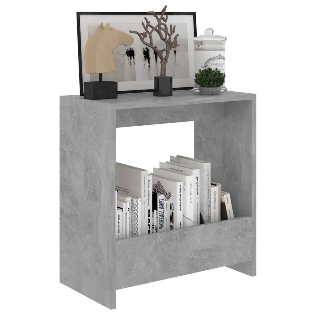 Sivupöytä betoninharmaa 50x26x50 cm lastulevy - Sisustajankoti.fi