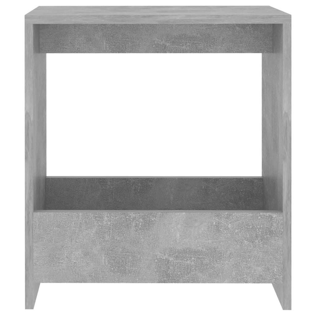 Sivupöytä betoninharmaa 50x26x50 cm lastulevy - Sisustajankoti.fi