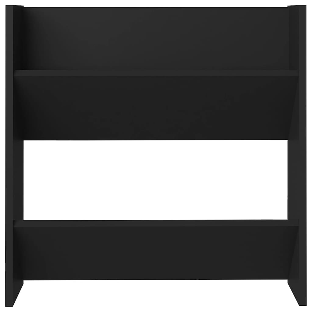 Seinäkenkäkaapit 2 kpl musta 60x18x60 cm lastulevy - Sisustajankoti.fi