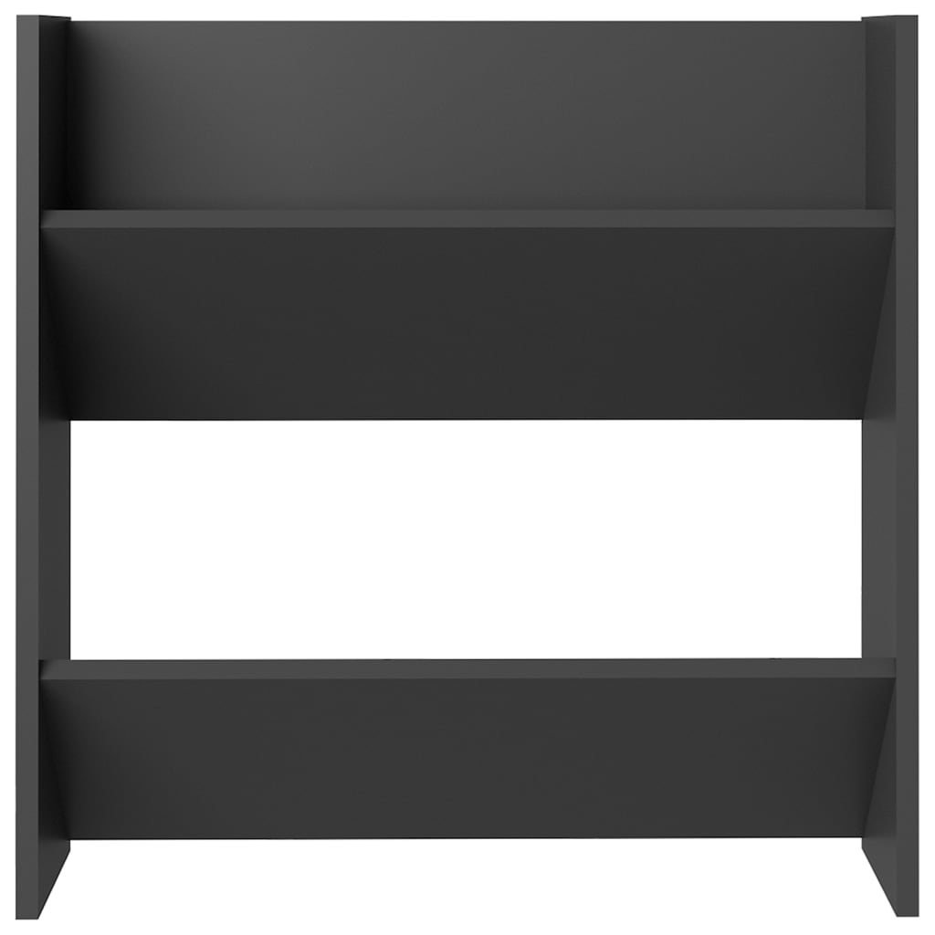 Seinäkenkäkaapit 2 kpl harmaa 60x18x60 cm lastulevy - Sisustajankoti.fi