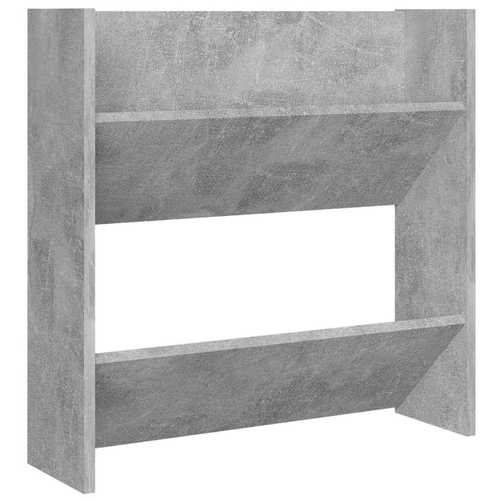 Seinäkenkäkaapit 2 kpl betoninharmaa 60x18x60 cm lastulevy - Sisustajankoti.fi