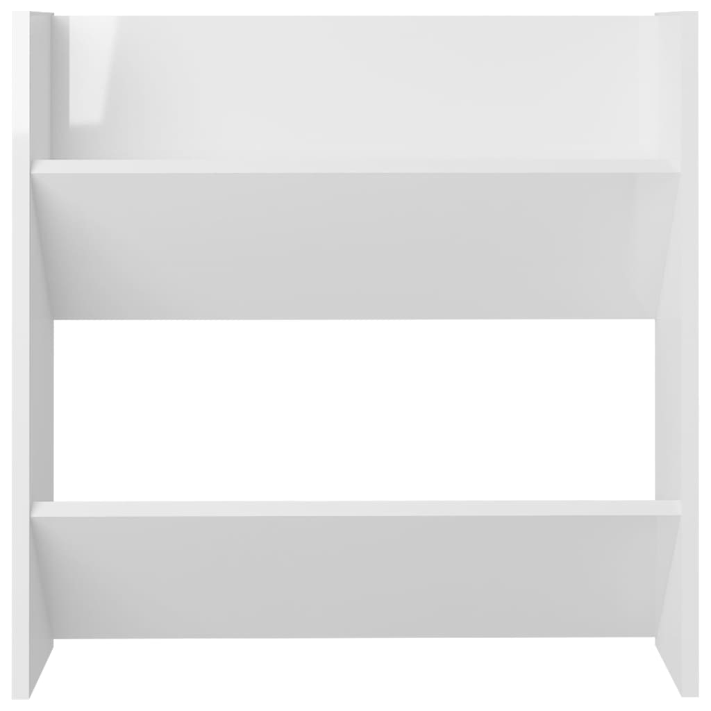 Seinäkenkäkaapit 4 kpl korkeakiilto valk. 60x18x60 cm lastulevy - Sisustajankoti.fi