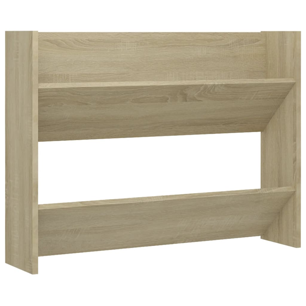 Seinäkenkäkaapit 2 kpl Sonoma-tammi 80x18x60 cm lastulevy - Sisustajankoti.fi