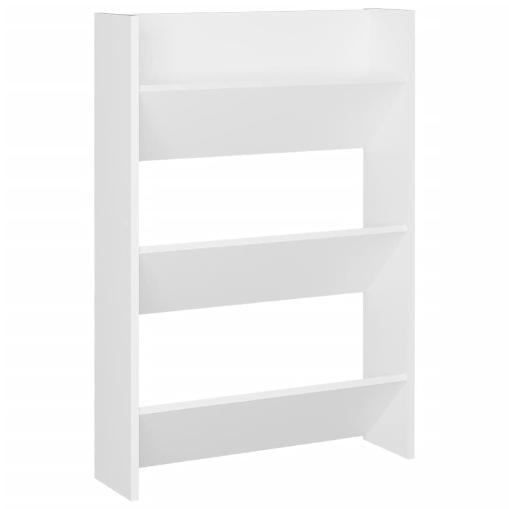 Seinäkenkäkaapit 2 kpl valkoinen 60x18x90 cm lastulevy - Sisustajankoti.fi