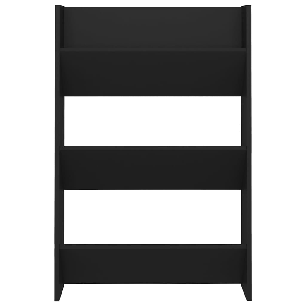 Seinäkenkäkaappi musta 60x18x90 cm - Sisustajankoti.fi