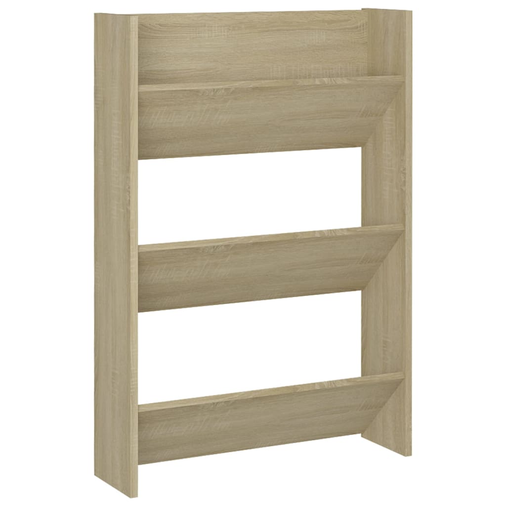 Seinäkenkäkaapit 2 kpl Sonoma-tammi 60x18x90 cm lastulevy - Sisustajankoti.fi