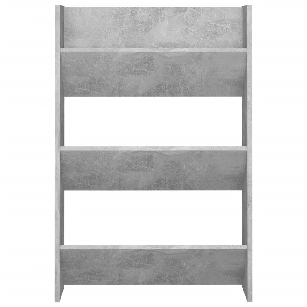 Seinäkenkäkaapit 2 kpl betoninharmaa 60x18x90 cm lastulevy - Sisustajankoti.fi