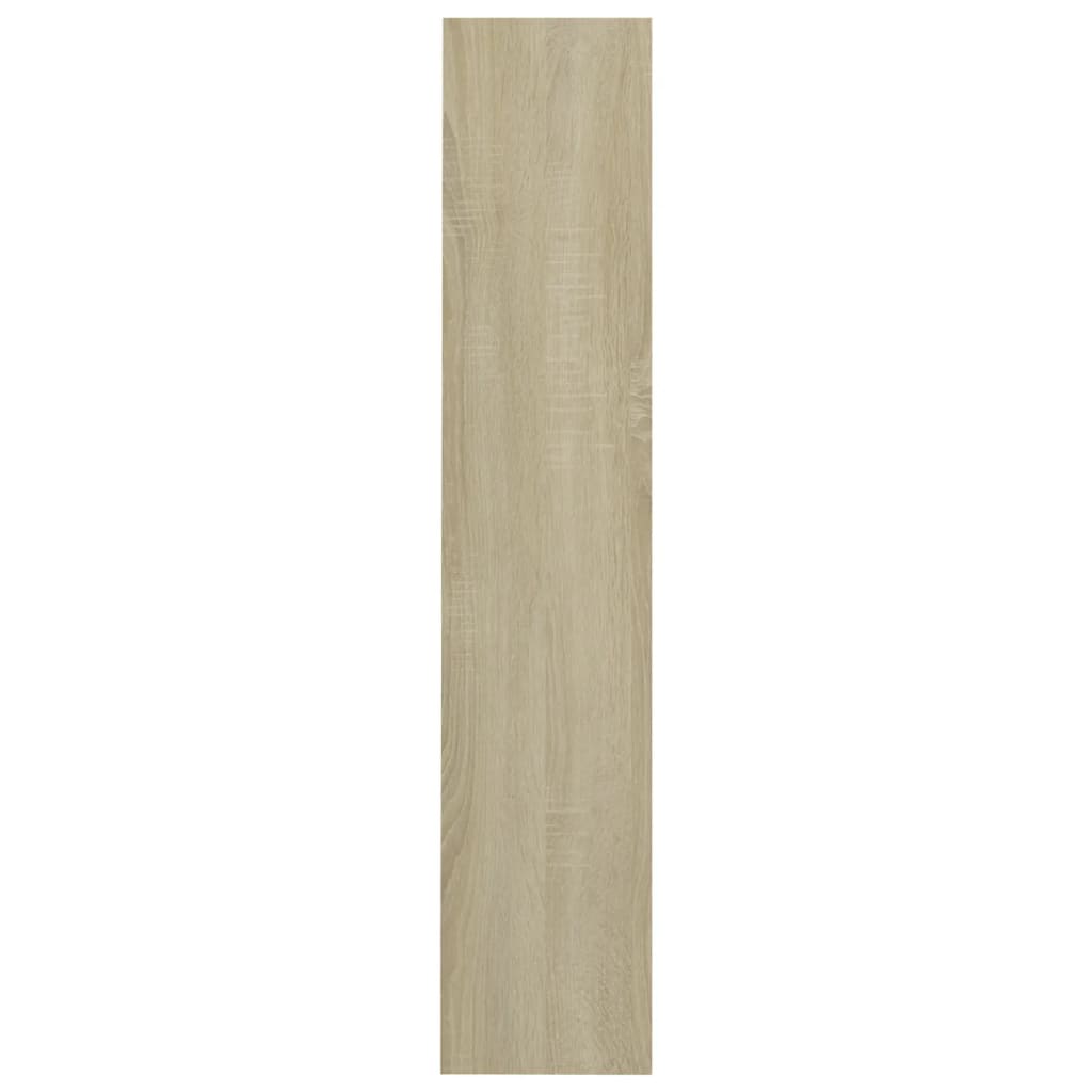 Seinäkenkäkaapit 2 kpl valk./Sonoma-tammi 60x18x90 cm lastulevy - Sisustajankoti.fi