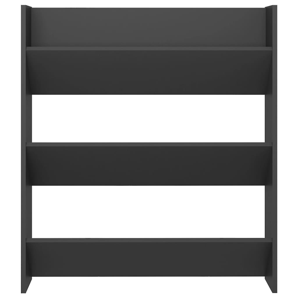 Seinäkenkäkaapit 2 kpl harmaa 80x18x90 cm lastulevy - Sisustajankoti.fi