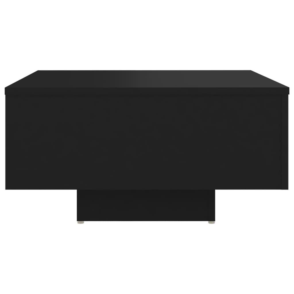 Sohvapöytä musta 60x60x31,5 cm lastulevy - Sisustajankoti.fi