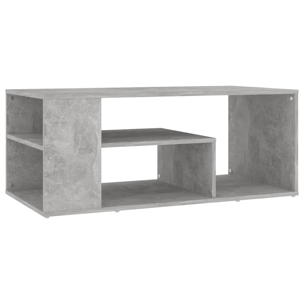 Sohvapöytä betoninharmaa 100x50x40 cm lastulevy - Sisustajankoti.fi