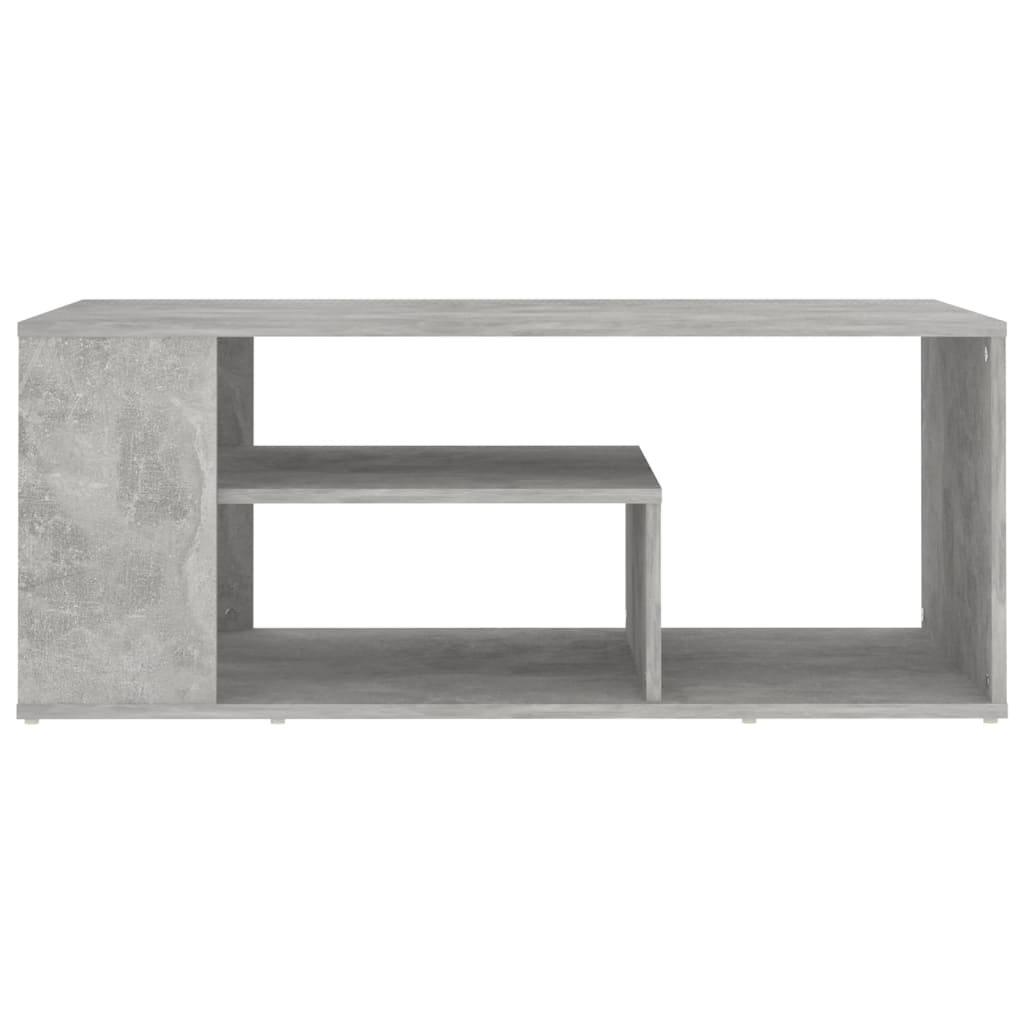 Sohvapöytä betoninharmaa 100x50x40 cm lastulevy - Sisustajankoti.fi