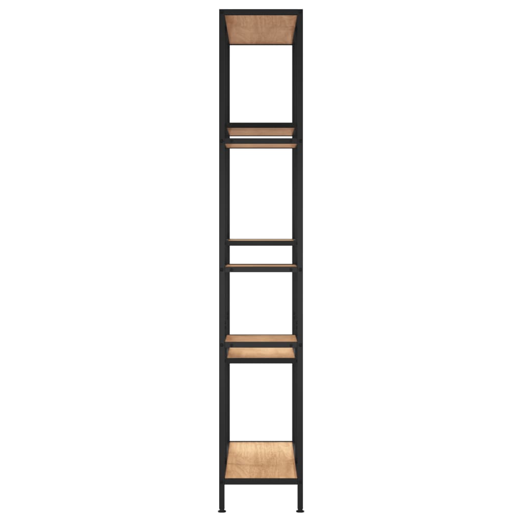 Kirjahylly 80x30x180 cm teräs ja tekninen puu - Sisustajankoti.fi