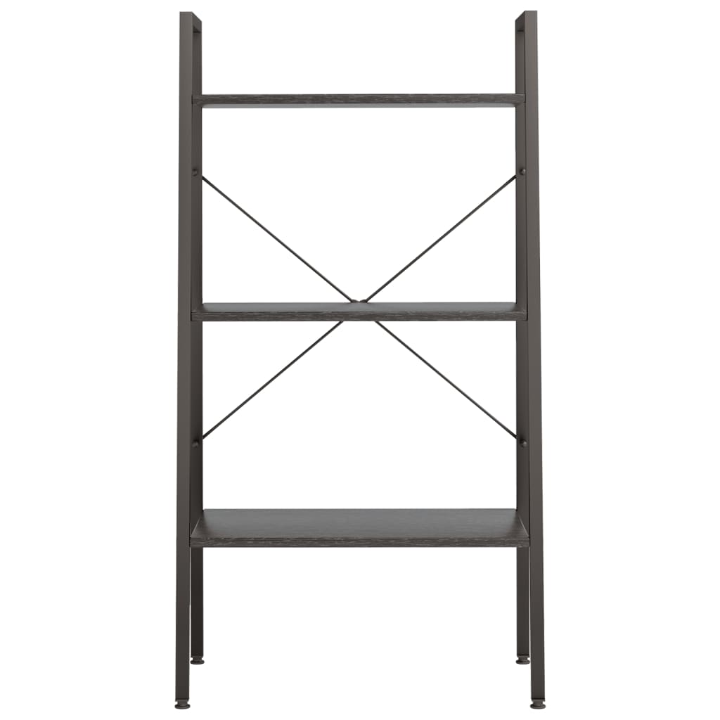 3-kerroksinen Lattiahylly musta 56x35x108 cm - Sisustajankoti.fi