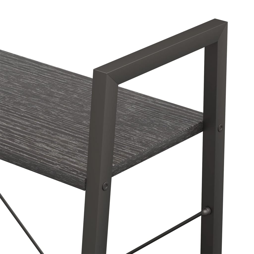 3-kerroksinen Lattiahylly musta 56x35x108 cm - Sisustajankoti.fi