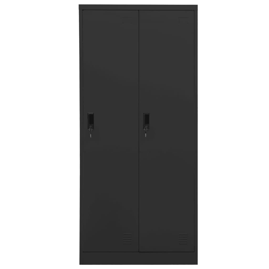 Vaatekaappi antrasiitti 80x50x180 cm teräs - Sisustajankoti.fi
