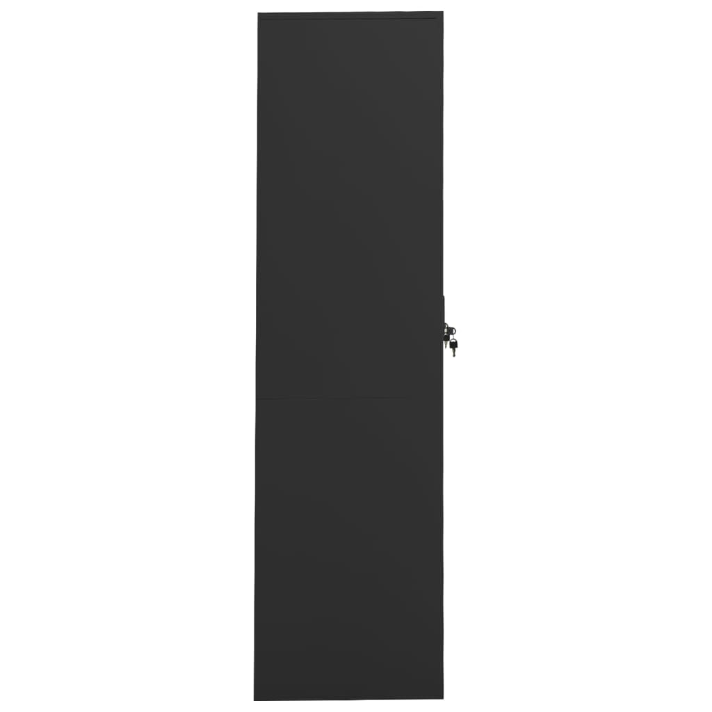 Vaatekaappi antrasiitti 80x50x180 cm teräs - Sisustajankoti.fi