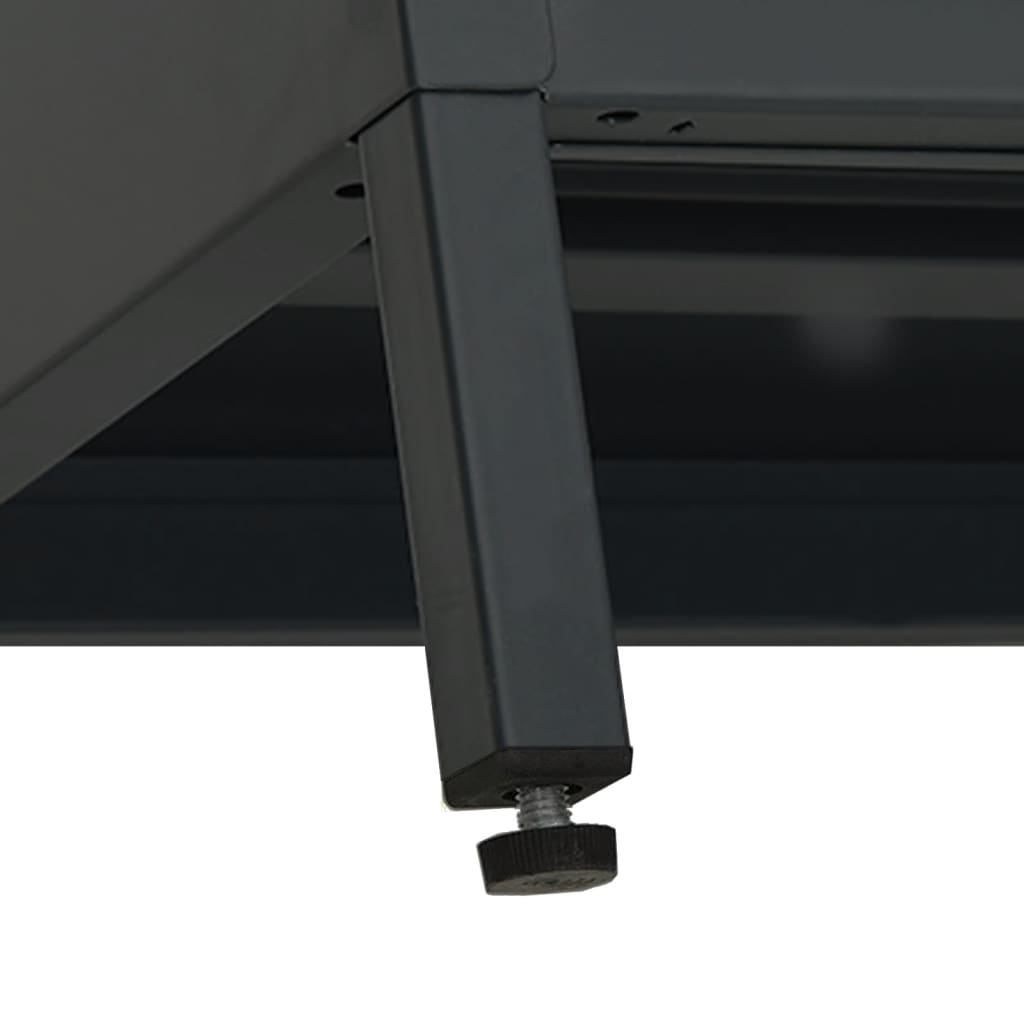 TV-taso musta 105x35x52 cm teräs ja lasi - Sisustajankoti.fi