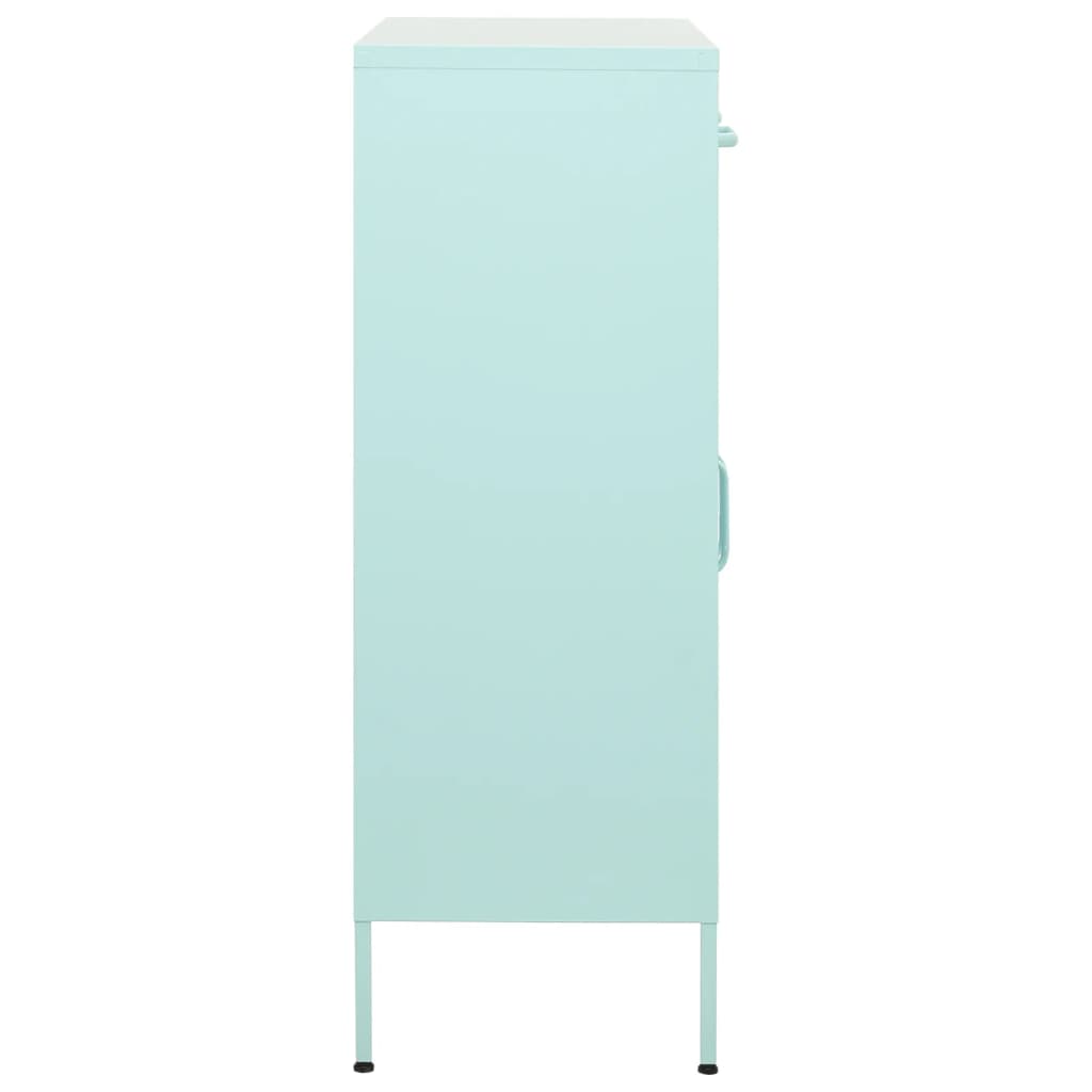 Varastokaappi minttu 80x35x101,5 cm teräs - Sisustajankoti.fi