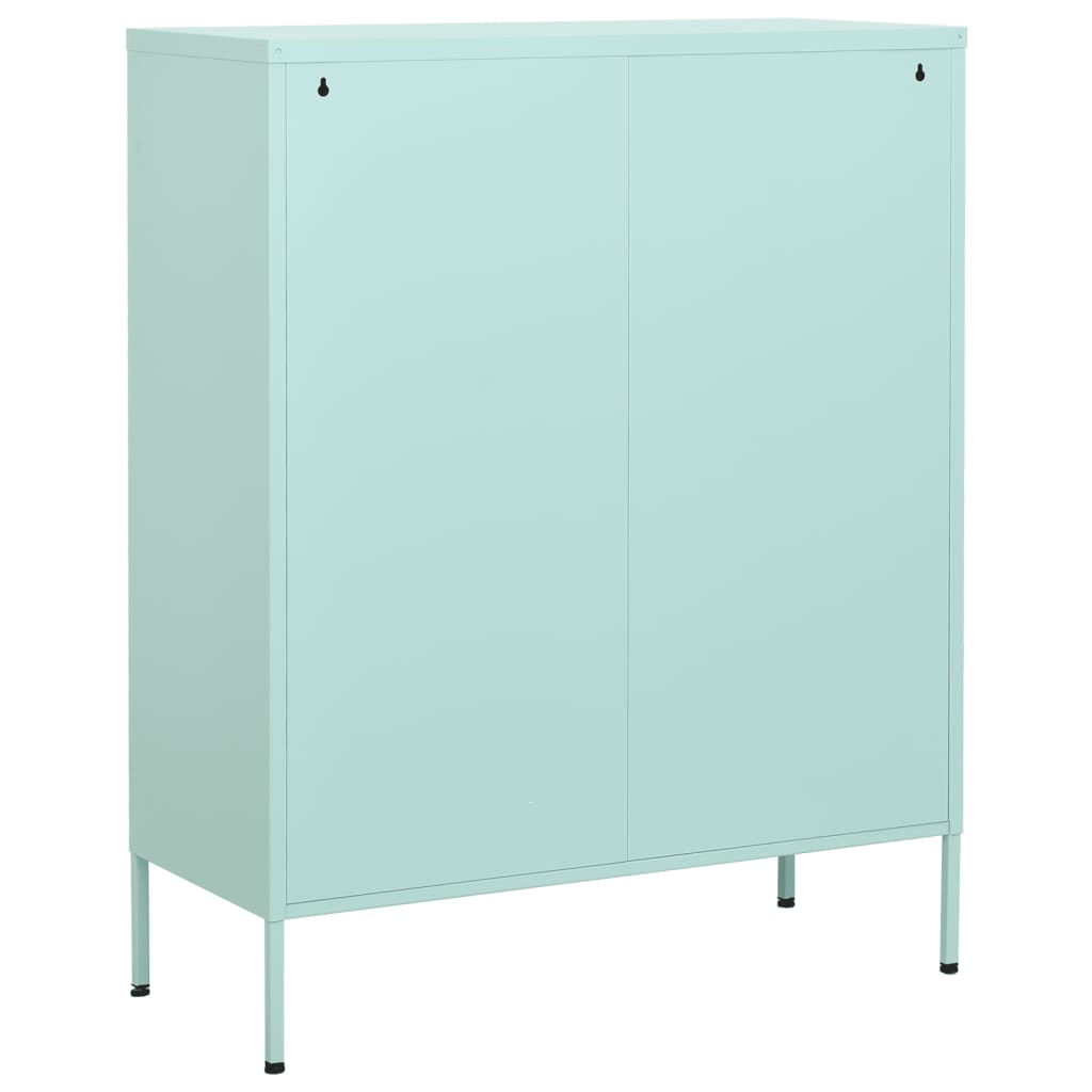 Varastokaappi minttu 80x35x101,5 cm teräs - Sisustajankoti.fi