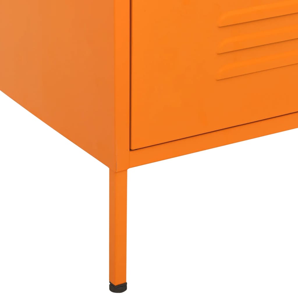 Lipasto oranssi 80x35x101,5 cm teräs - Sisustajankoti.fi