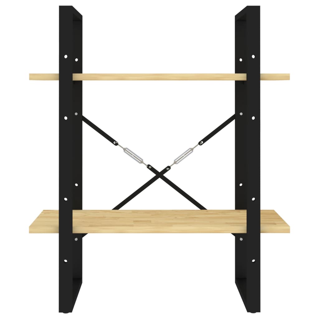 2-tasoinen kirjahylly 60x30x70 cm täysi mänty - Sisustajankoti.fi