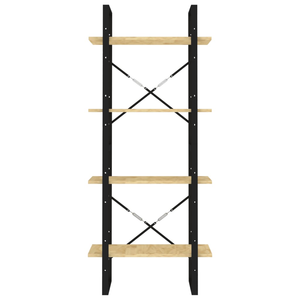 4-tasoinen kirjahylly 60x30x140 cm täysi mänty - Sisustajankoti.fi