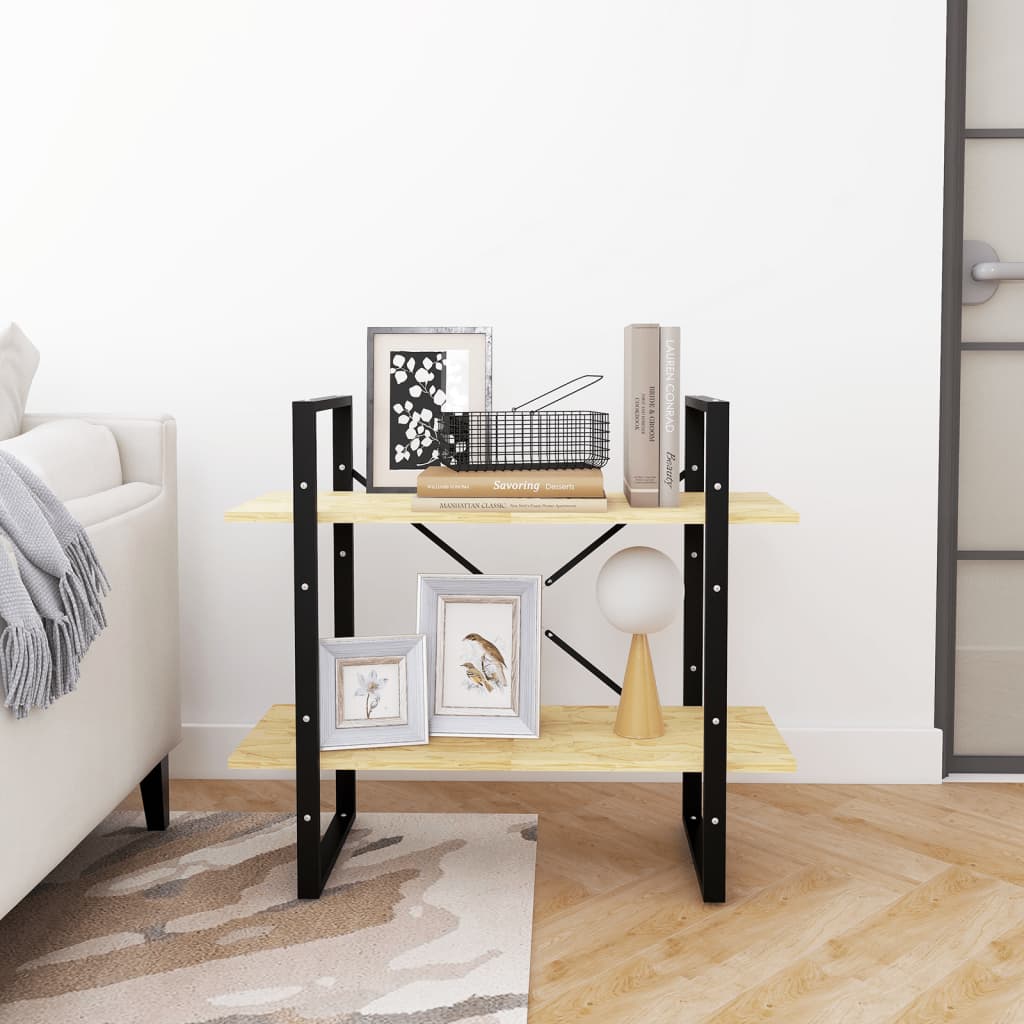2-tasoinen kirjahylly 80x30x70 cm täysi mänty - Sisustajankoti.fi