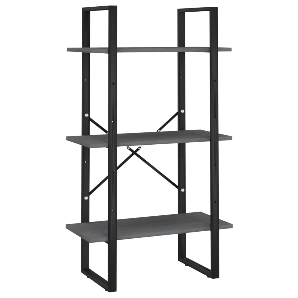 Varastohylly harmaa 60x30x105 cm täysi mänty - Sisustajankoti.fi