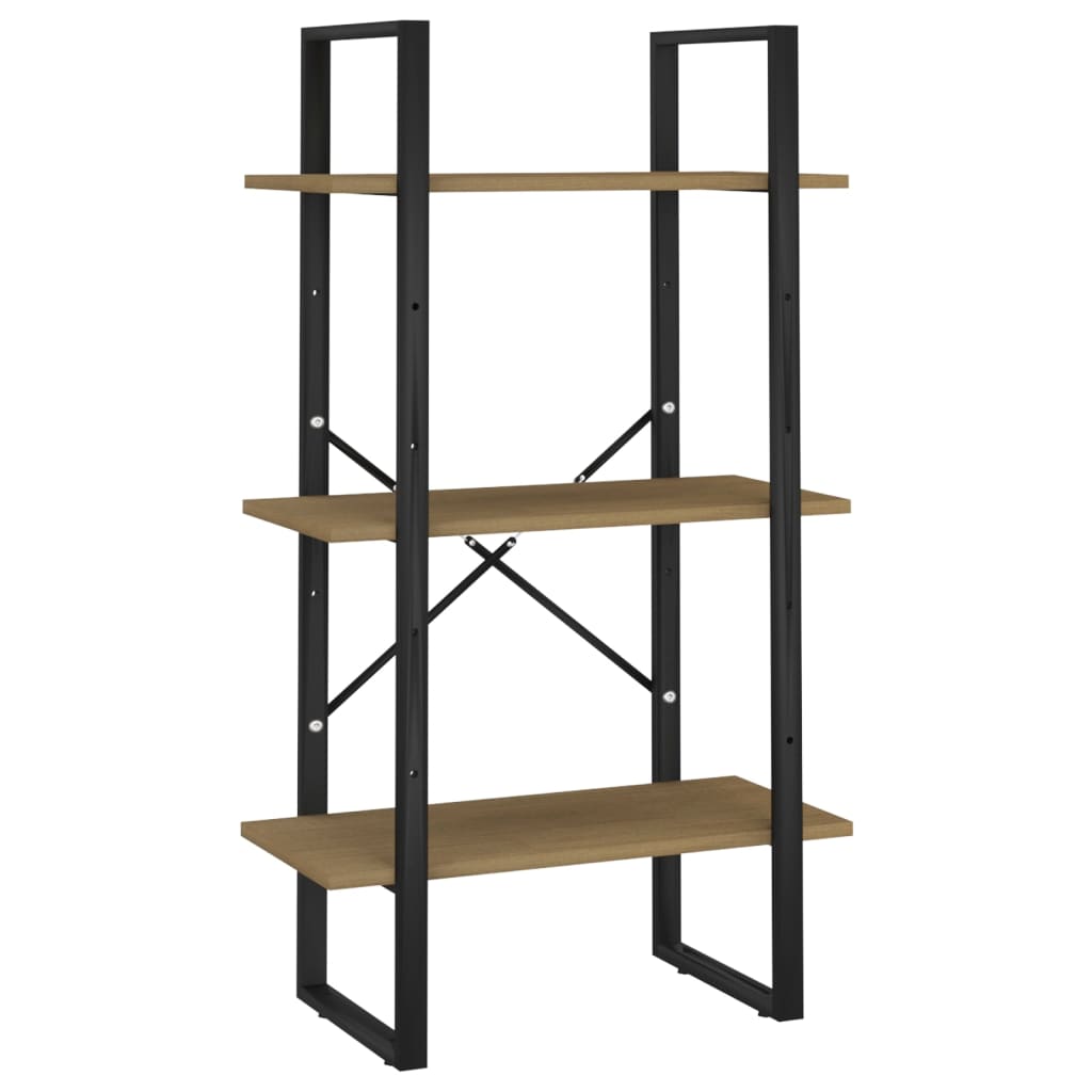 Varastohylly ruskea 60x30x105 cm täysi mänty - Sisustajankoti.fi