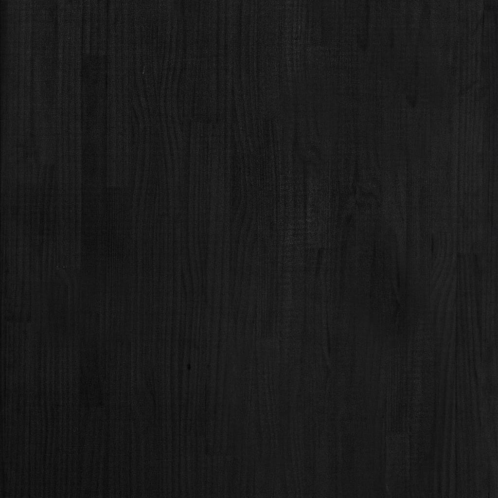 Säilytyshylly musta 60x30x210 cm täysi mänty - Sisustajankoti.fi