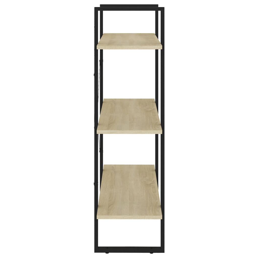 Kirjahylly Sonoma-tammi 80x30x105 cm lastulevy - Sisustajankoti.fi