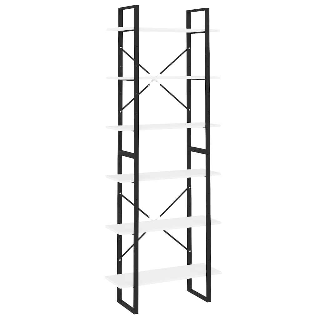 Korkea kaappi valkoinen 80x30x210 cm lastulevy - Sisustajankoti.fi