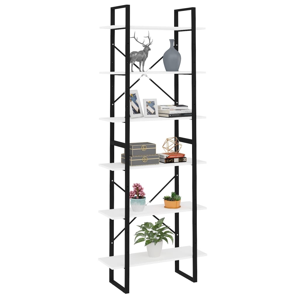 Korkea kaappi valkoinen 80x30x210 cm lastulevy - Sisustajankoti.fi