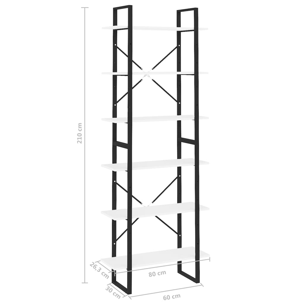 Korkea kaappi valkoinen 80x30x210 cm lastulevy - Sisustajankoti.fi